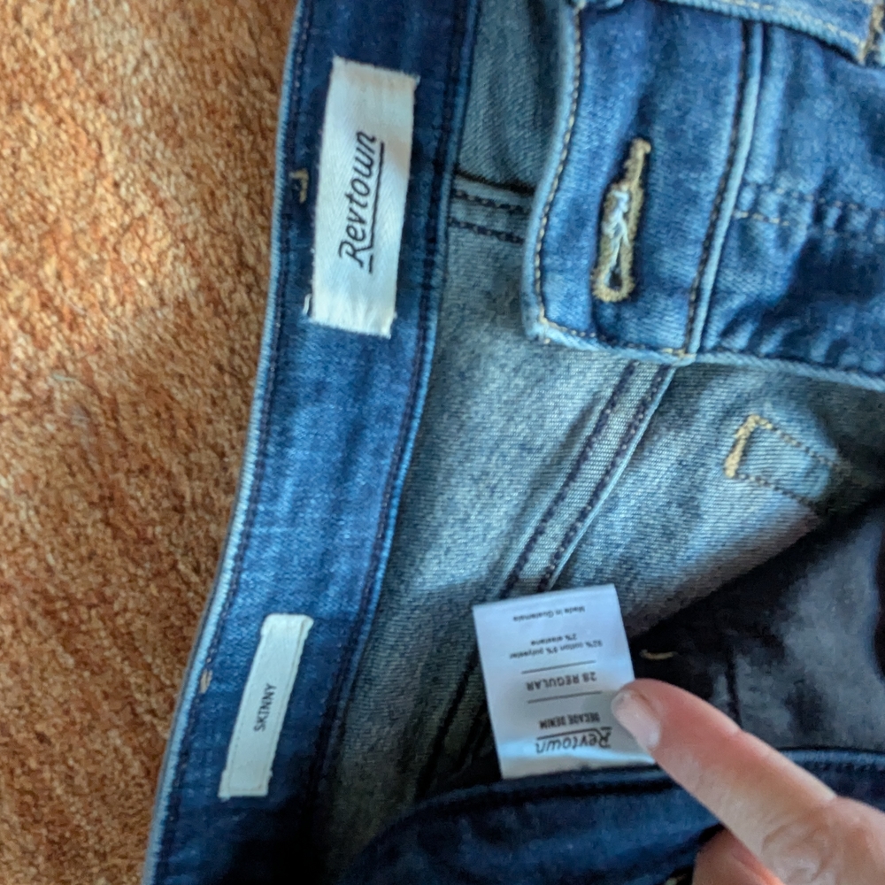 Revtown Women's Classic Blue Skinny Jeans